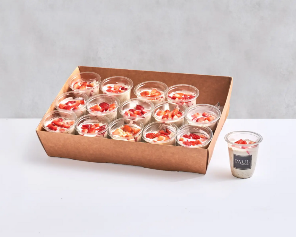 Overnight Oat Pot Platter x 15