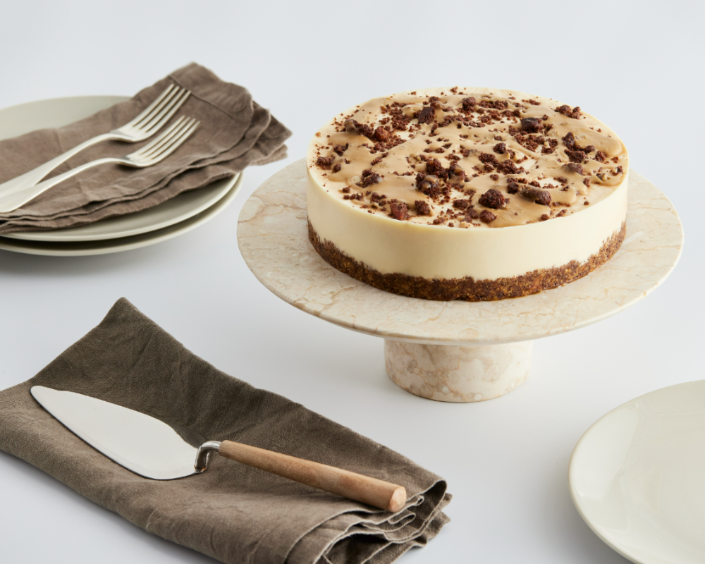 Double Chocolate Brownie and Toffee Cheesecake 7"