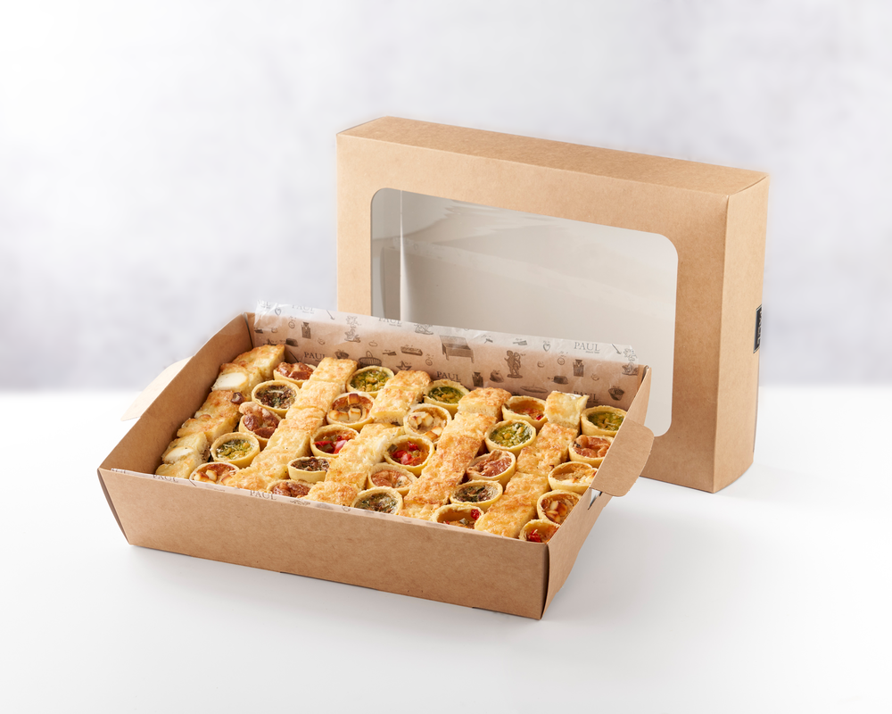 Plateau De Mini Quiches & Croques - 65 Pieces front view